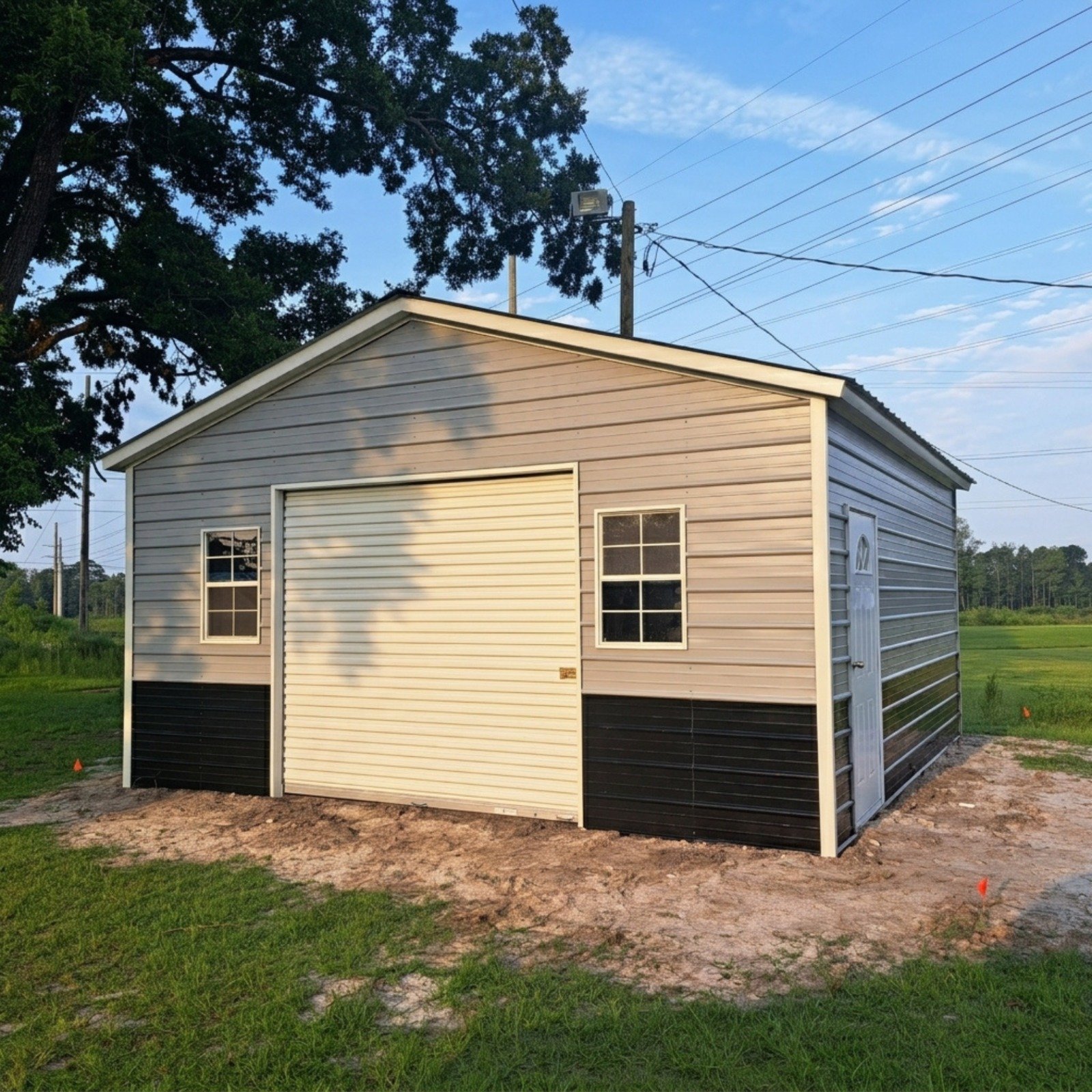 Metal garage